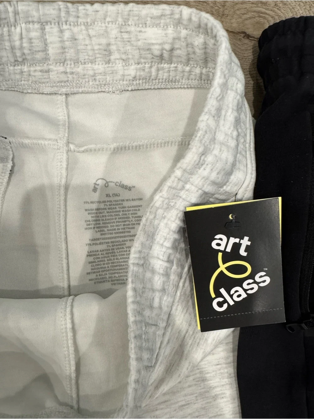 Boys athletic Sweatpants Bundle of 3 - Gray, Light Gray, Black